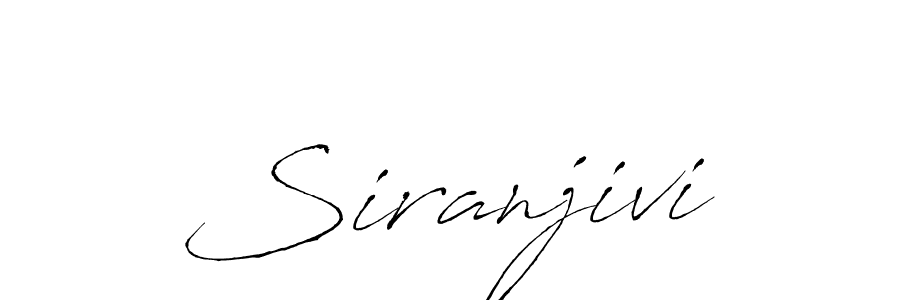 Create a beautiful signature design for name Siranjivi. With this signature (Antro_Vectra) fonts, you can make a handwritten signature for free. Siranjivi signature style 6 images and pictures png