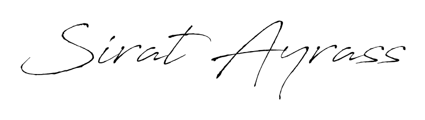 Upgrade your professional image with Sirat Ayrass signature created with Antro_Vectra font. Fast, free, and watermark-free download. Sirat Ayrass signature style 6 images and pictures png