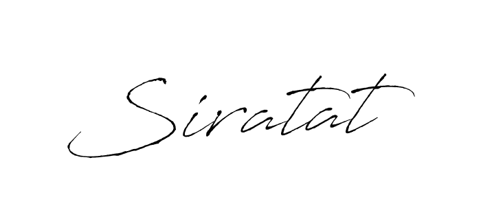 Use a signature maker to create a handwritten signature online. With this signature software, you can design (Antro_Vectra) your own signature for name Siratat. Siratat signature style 6 images and pictures png