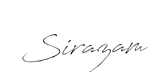 Also we have Sirazam name is the best signature style. Create professional handwritten signature collection using Antro_Vectra autograph style. Sirazam signature style 6 images and pictures png