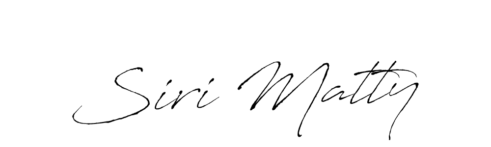 if you are searching for the best signature style for your name Siri Matty. so please give up your signature search. here we have designed multiple signature styles  using Antro_Vectra. Siri Matty signature style 6 images and pictures png