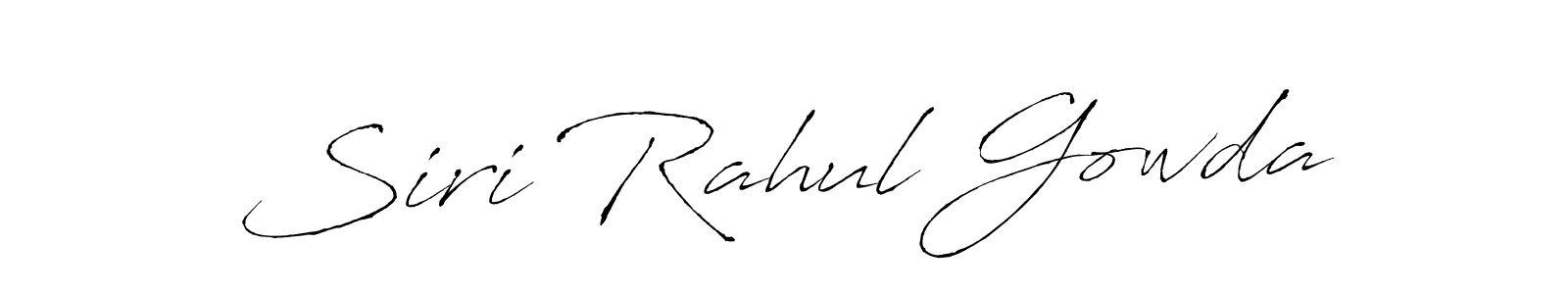 Make a short Siri Rahul Gowda signature style. Manage your documents anywhere anytime using Antro_Vectra. Create and add eSignatures, submit forms, share and send files easily. Siri Rahul Gowda signature style 6 images and pictures png