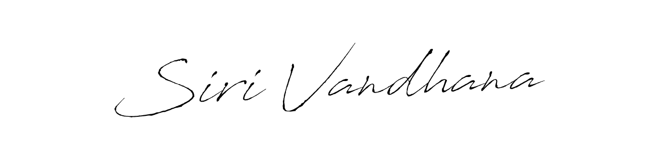 Also we have Siri Vandhana name is the best signature style. Create professional handwritten signature collection using Antro_Vectra autograph style. Siri Vandhana signature style 6 images and pictures png