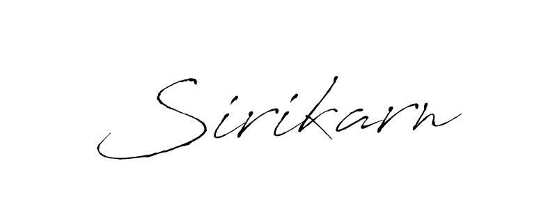 You should practise on your own different ways (Antro_Vectra) to write your name (Sirikarn) in signature. don't let someone else do it for you. Sirikarn signature style 6 images and pictures png