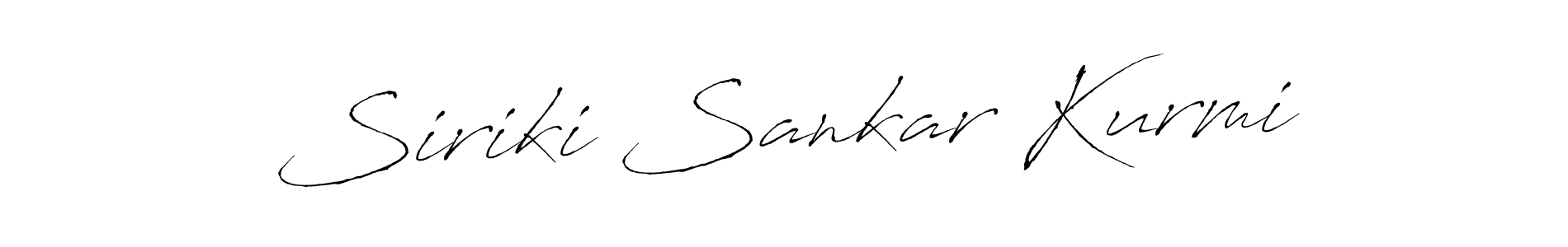 Design your own signature with our free online signature maker. With this signature software, you can create a handwritten (Antro_Vectra) signature for name Siriki Sankar Kurmi. Siriki Sankar Kurmi signature style 6 images and pictures png