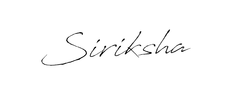 Siriksha stylish signature style. Best Handwritten Sign (Antro_Vectra) for my name. Handwritten Signature Collection Ideas for my name Siriksha. Siriksha signature style 6 images and pictures png