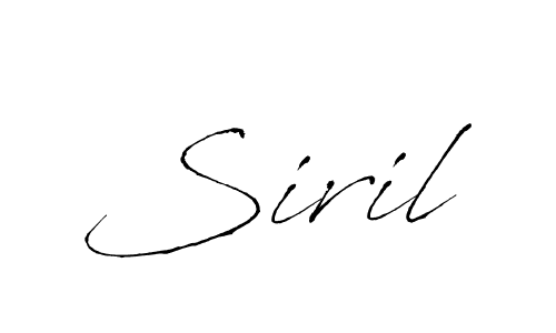 Design your own signature with our free online signature maker. With this signature software, you can create a handwritten (Antro_Vectra) signature for name Siril. Siril signature style 6 images and pictures png