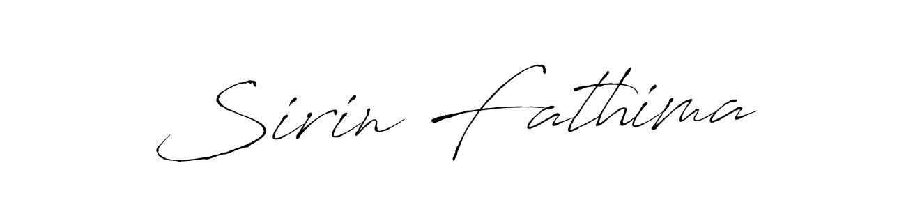 You should practise on your own different ways (Antro_Vectra) to write your name (Sirin Fathima) in signature. don't let someone else do it for you. Sirin Fathima signature style 6 images and pictures png