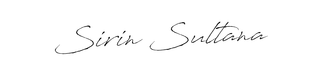 How to make Sirin Sultana name signature. Use Antro_Vectra style for creating short signs online. This is the latest handwritten sign. Sirin Sultana signature style 6 images and pictures png