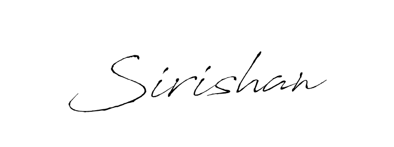 Sirishan stylish signature style. Best Handwritten Sign (Antro_Vectra) for my name. Handwritten Signature Collection Ideas for my name Sirishan. Sirishan signature style 6 images and pictures png