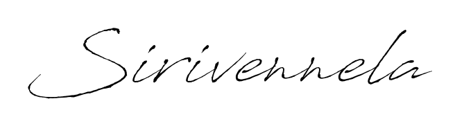Design your own signature with our free online signature maker. With this signature software, you can create a handwritten (Antro_Vectra) signature for name Sirivennela. Sirivennela signature style 6 images and pictures png