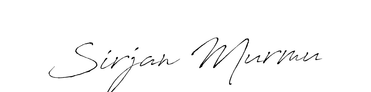 Make a beautiful signature design for name Sirjan Murmu. Use this online signature maker to create a handwritten signature for free. Sirjan Murmu signature style 6 images and pictures png