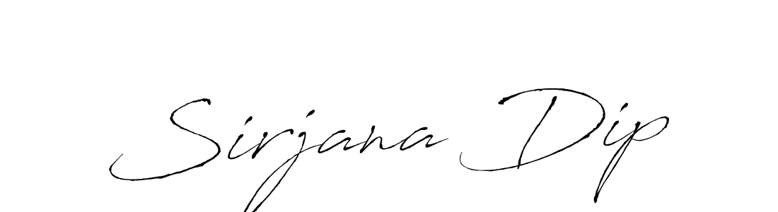 This is the best signature style for the Sirjana Dip name. Also you like these signature font (Antro_Vectra). Mix name signature. Sirjana Dip signature style 6 images and pictures png