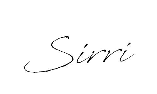 How to make Sirri signature? Antro_Vectra is a professional autograph style. Create handwritten signature for Sirri name. Sirri signature style 6 images and pictures png