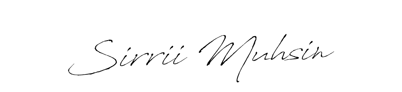 Make a beautiful signature design for name Sirrii Muhsin. Use this online signature maker to create a handwritten signature for free. Sirrii Muhsin signature style 6 images and pictures png