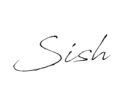 Antro_Vectra is a professional signature style that is perfect for those who want to add a touch of class to their signature. It is also a great choice for those who want to make their signature more unique. Get Sish name to fancy signature for free. Sish signature style 6 images and pictures png