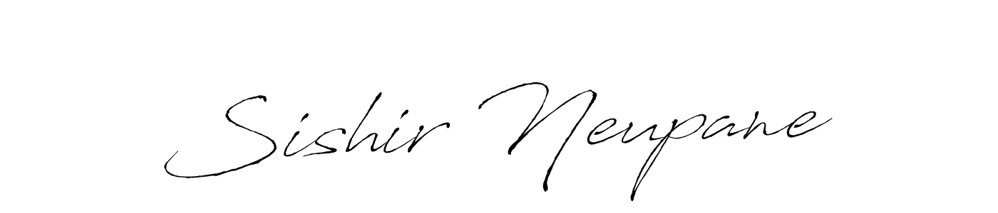 if you are searching for the best signature style for your name Sishir Neupane. so please give up your signature search. here we have designed multiple signature styles  using Antro_Vectra. Sishir Neupane signature style 6 images and pictures png