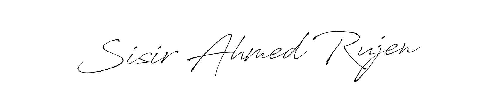 Similarly Antro_Vectra is the best handwritten signature design. Signature creator online .You can use it as an online autograph creator for name Sisir Ahmed Rujen. Sisir Ahmed Rujen signature style 6 images and pictures png