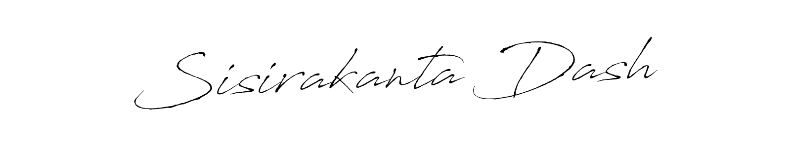 Design your own signature with our free online signature maker. With this signature software, you can create a handwritten (Antro_Vectra) signature for name Sisirakanta Dash. Sisirakanta Dash signature style 6 images and pictures png