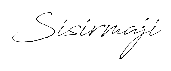 Try this chic Sisirmaji handwritten sign style. Using Antro_Vectra font elements, it gives your name a sleek, memorable identity. Sisirmaji signature style 6 images and pictures png