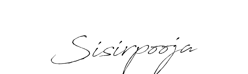 You should practise on your own different ways (Antro_Vectra) to write your name (Sisirpooja) in signature. don't let someone else do it for you. Sisirpooja signature style 6 images and pictures png