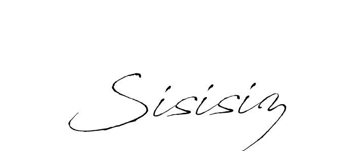 How to make Sisisiz signature? Antro_Vectra is a professional autograph style. Create handwritten signature for Sisisiz name. Sisisiz signature style 6 images and pictures png
