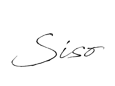 How to make Siso signature? Antro_Vectra is a professional autograph style. Create handwritten signature for Siso name. Siso signature style 6 images and pictures png