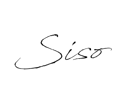 You should practise on your own different ways (Antro_Vectra) to write your name (Siso) in signature. don't let someone else do it for you. Siso signature style 6 images and pictures png