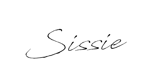 How to make Sissie signature? Antro_Vectra is a professional autograph style. Create handwritten signature for Sissie name. Sissie signature style 6 images and pictures png