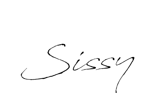 Create a beautiful signature design for name Sissy. With this signature (Antro_Vectra) fonts, you can make a handwritten signature for free. Sissy signature style 6 images and pictures png