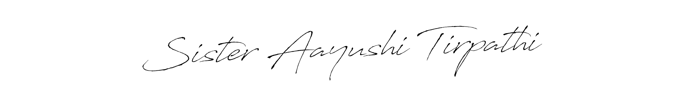 Once you've used our free online signature maker to create your best signature Antro_Vectra style, it's time to enjoy all of the benefits that Sister Aayushi Tirpathi name signing documents. Sister Aayushi Tirpathi signature style 6 images and pictures png