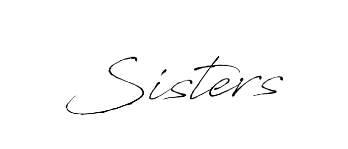 How to Draw Sisters signature style? Antro_Vectra is a latest design signature styles for name Sisters. Sisters signature style 6 images and pictures png