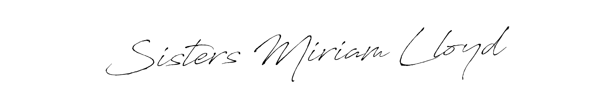if you are searching for the best signature style for your name Sisters Miriam Lloyd. so please give up your signature search. here we have designed multiple signature styles  using Antro_Vectra. Sisters Miriam Lloyd signature style 6 images and pictures png