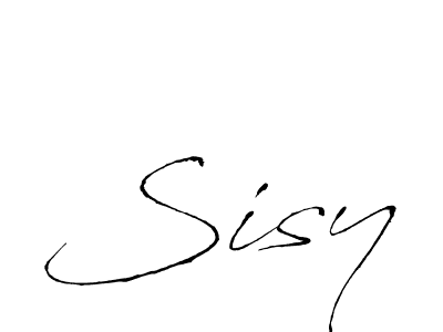 Design your own signature with our free online signature maker. With this signature software, you can create a handwritten (Antro_Vectra) signature for name Sisy. Sisy signature style 6 images and pictures png