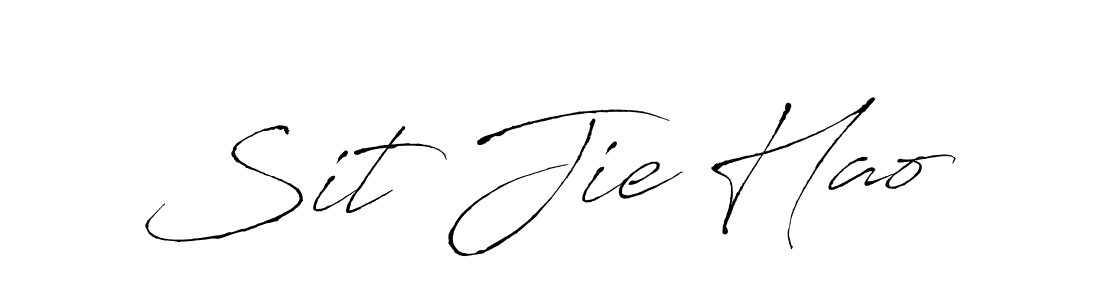 Design your own signature with our free online signature maker. With this signature software, you can create a handwritten (Antro_Vectra) signature for name Sit Jie Hao. Sit Jie Hao signature style 6 images and pictures png