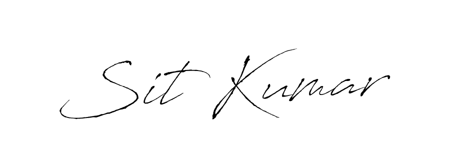 Sit Kumar stylish signature style. Best Handwritten Sign (Antro_Vectra) for my name. Handwritten Signature Collection Ideas for my name Sit Kumar. Sit Kumar signature style 6 images and pictures png