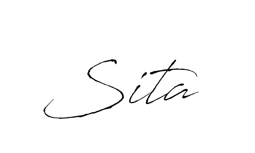 Antro_Vectra is a professional signature style that is perfect for those who want to add a touch of class to their signature. It is also a great choice for those who want to make their signature more unique. Get Sita  name to fancy signature for free. Sita  signature style 6 images and pictures png