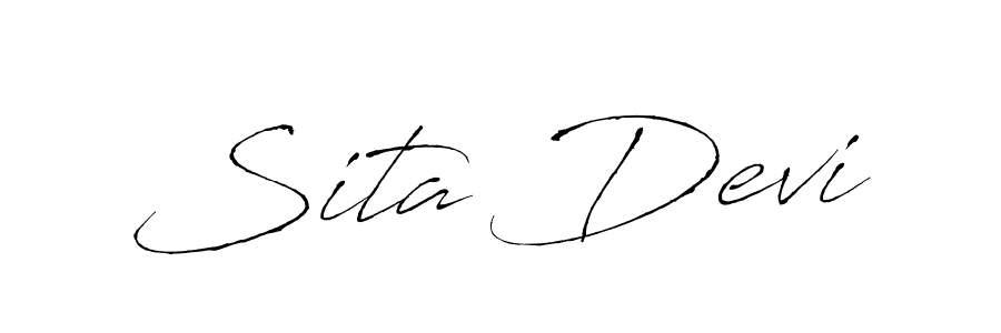 Make a beautiful signature design for name Sita Devi. With this signature (Antro_Vectra) style, you can create a handwritten signature for free. Sita Devi signature style 6 images and pictures png