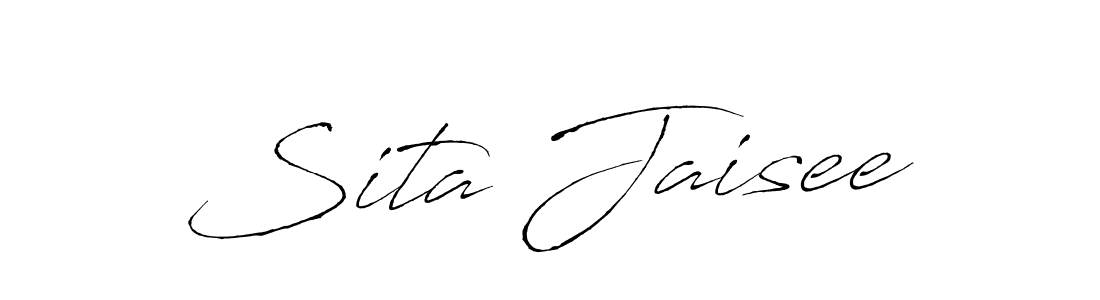 Similarly Antro_Vectra is the best handwritten signature design. Signature creator online .You can use it as an online autograph creator for name Sita Jaisee. Sita Jaisee signature style 6 images and pictures png
