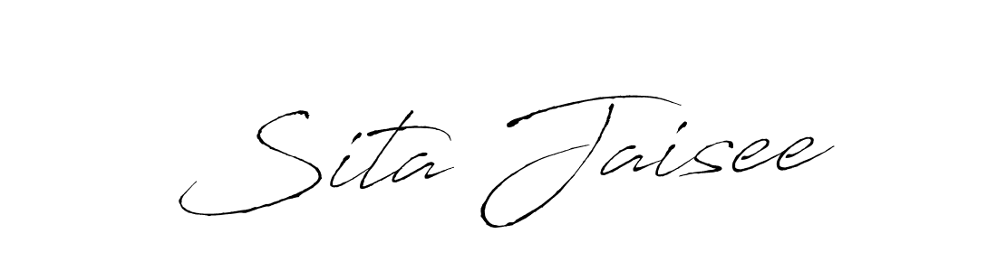 Make a beautiful signature design for name Sita Jaisee. With this signature (Antro_Vectra) style, you can create a handwritten signature for free. Sita Jaisee signature style 6 images and pictures png