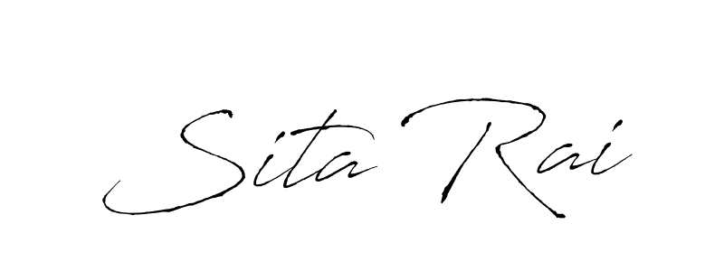 Use a signature maker to create a handwritten signature online. With this signature software, you can design (Antro_Vectra) your own signature for name Sita Rai. Sita Rai signature style 6 images and pictures png