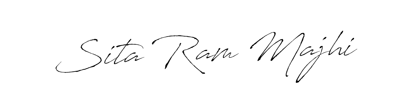 Antro_Vectra is a professional signature style that is perfect for those who want to add a touch of class to their signature. It is also a great choice for those who want to make their signature more unique. Get Sita Ram Majhi name to fancy signature for free. Sita Ram Majhi signature style 6 images and pictures png