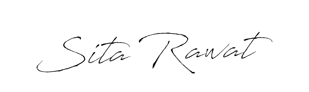 Make a beautiful signature design for name Sita Rawat. With this signature (Antro_Vectra) style, you can create a handwritten signature for free. Sita Rawat signature style 6 images and pictures png