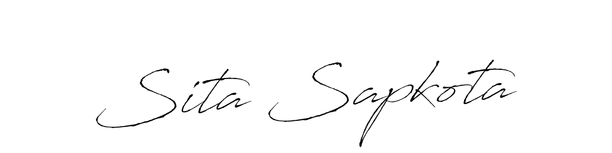 Make a short Sita Sapkota signature style. Manage your documents anywhere anytime using Antro_Vectra. Create and add eSignatures, submit forms, share and send files easily. Sita Sapkota signature style 6 images and pictures png