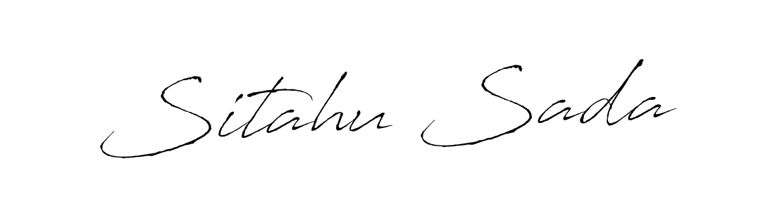 The best way (Antro_Vectra) to make a short signature is to pick only two or three words in your name. The name Sitahu Sada include a total of six letters. For converting this name. Sitahu Sada signature style 6 images and pictures png