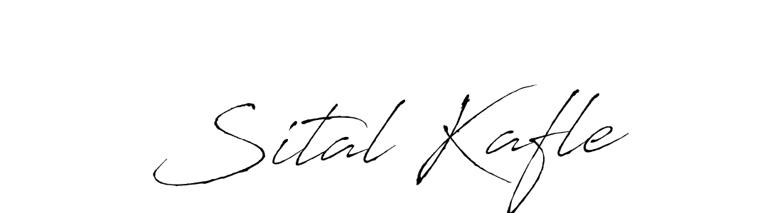 Design your own signature with our free online signature maker. With this signature software, you can create a handwritten (Antro_Vectra) signature for name Sital Kafle. Sital Kafle signature style 6 images and pictures png