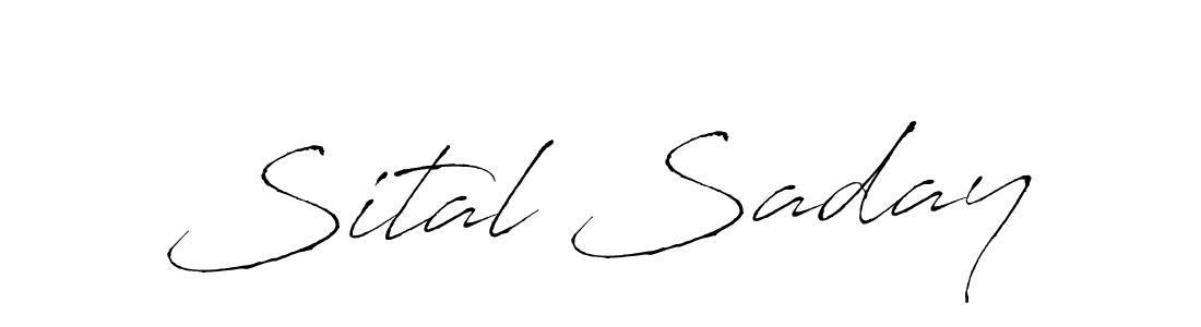How to make Sital Saday name signature. Use Antro_Vectra style for creating short signs online. This is the latest handwritten sign. Sital Saday signature style 6 images and pictures png