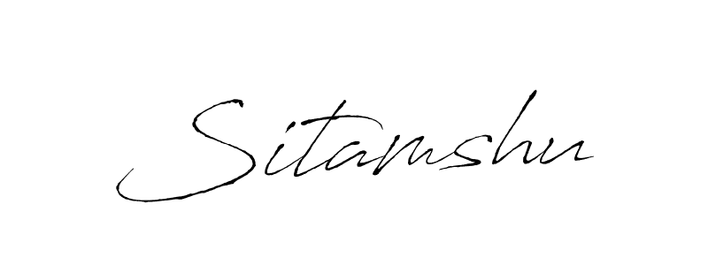 The best way (Antro_Vectra) to make a short signature is to pick only two or three words in your name. The name Sitamshu include a total of six letters. For converting this name. Sitamshu signature style 6 images and pictures png