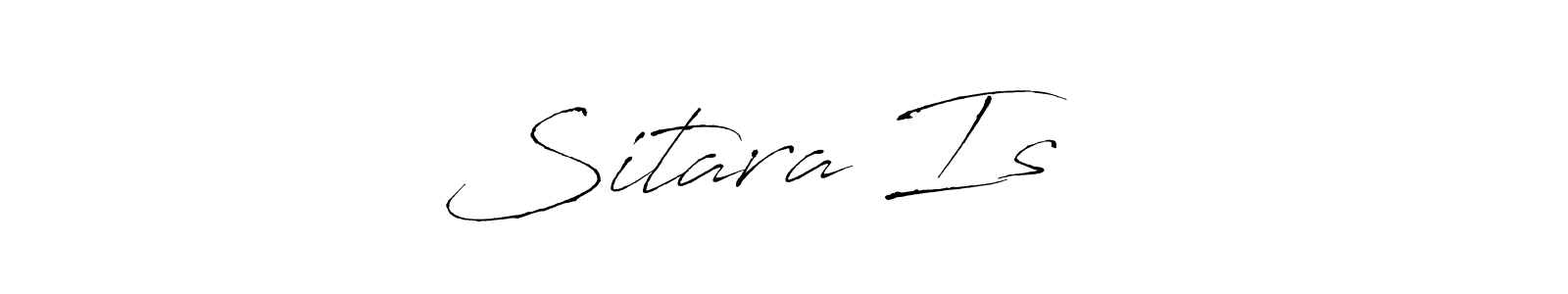 Antro_Vectra is a professional signature style that is perfect for those who want to add a touch of class to their signature. It is also a great choice for those who want to make their signature more unique. Get Sitara Is ❤️ name to fancy signature for free. Sitara Is ❤️ signature style 6 images and pictures png