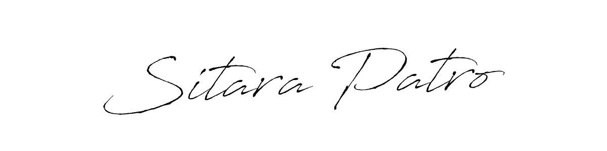 It looks lik you need a new signature style for name Sitara Patro. Design unique handwritten (Antro_Vectra) signature with our free signature maker in just a few clicks. Sitara Patro signature style 6 images and pictures png